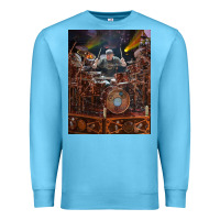 Ocean Blue Neil Peart cool Premium Sweatshirt - linhVisuals