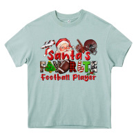 Santas Favorite  Football Player Heavy Core Tee | Teevron