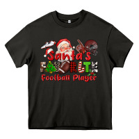 Asphalt santas favorite  football player Heavy Core Tee - CowGirlArtShop