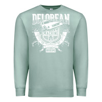 Seafoam delorean machine Premium Sweatshirt - linhVisuals