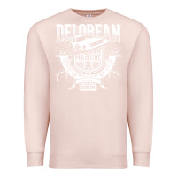 Pale Pink delorean machine Premium Sweatshirt - linhVisuals