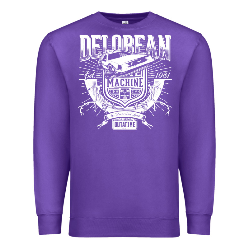 Delorean Machine Premium Sweatshirt by linhVisuals | Teevron