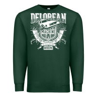 Sports Green delorean machine Premium Sweatshirt - linhVisuals