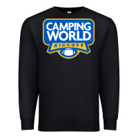 Black camping world, games Premium Sweatshirt - linhVisuals
