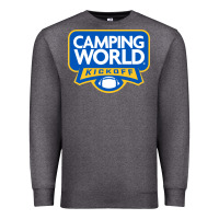 Charcoal Heather camping world, games Premium Sweatshirt - linhVisuals