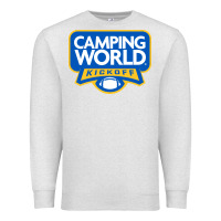 Oatmeal Heather camping world, games Premium Sweatshirt - linhVisuals