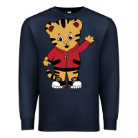 Navy daniel tigers neighborhood Premium Sweatshirt - linhVisuals