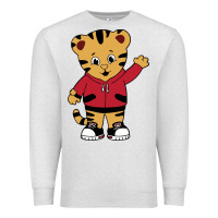 Oatmeal Heather daniel tigers neighborhood Premium Sweatshirt - linhVisuals