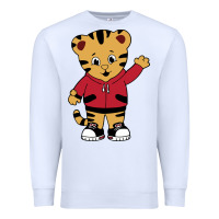 White daniel tigers neighborhood Premium Sweatshirt - linhVisuals