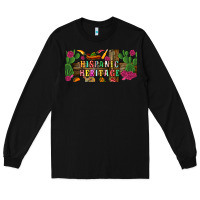Black hispanic heritage libbey cup Long Sleeve Tee - BundleAndBundleShop