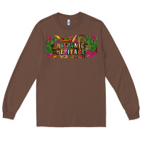 Chestnut hispanic heritage libbey cup Long Sleeve Tee - BundleAndBundleShop