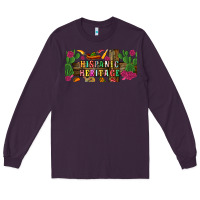Plum hispanic heritage libbey cup Long Sleeve Tee - BundleAndBundleShop
