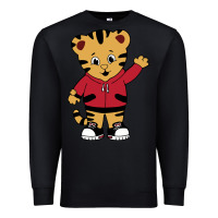 Black daniel tigers neighborhood Premium Sweatshirt - linhVisuals