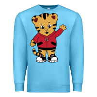 Ocean Blue daniel tigers neighborhood Premium Sweatshirt - linhVisuals