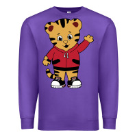 Purple daniel tigers neighborhood Premium Sweatshirt - linhVisuals