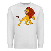 Oatmeal Heather mufasa the lion king Premium Sweatshirt - linhVisuals