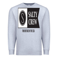 Heather Grey salty crew Premium Sweatshirt - linhVisuals