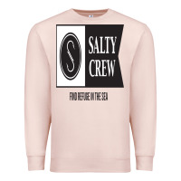 Pale Pink salty crew Premium Sweatshirt - linhVisuals