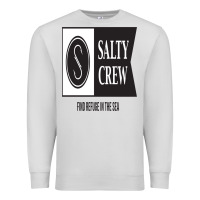 Dove Grey salty crew Premium Sweatshirt - linhVisuals