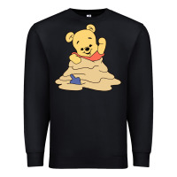Black baby bear Premium Sweatshirt - linhVisuals