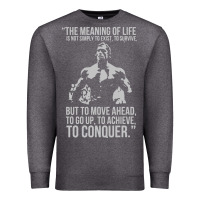 Charcoal Heather schwarzenegger arnie Premium Sweatshirt - linhVisuals