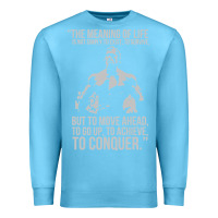 Ocean Blue schwarzenegger arnie Premium Sweatshirt - linhVisuals