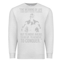 Oatmeal Heather schwarzenegger arnie Premium Sweatshirt - linhVisuals