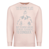 Pale Pink schwarzenegger arnie Premium Sweatshirt - linhVisuals