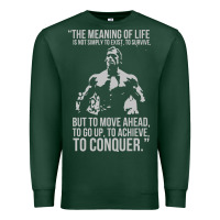 Sports Green schwarzenegger arnie Premium Sweatshirt - linhVisuals