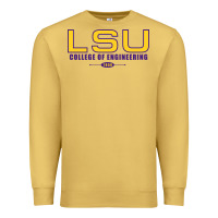 Antique Gold lsu college of engineering  1890 Premium Sweatshirt - linhVisuals