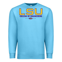 Ocean Blue lsu college of engineering  1890 Premium Sweatshirt - linhVisuals