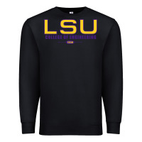 Black lsu college of engineering  1890 Premium Sweatshirt - linhVisuals