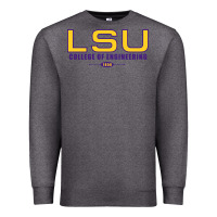 Charcoal Heather lsu college of engineering  1890 Premium Sweatshirt - linhVisuals