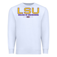 White lsu college of engineering  1890 Premium Sweatshirt - linhVisuals