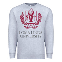 Heather Grey education of loma linda Premium Sweatshirt - linhVisuals