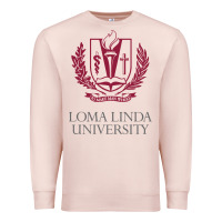 Pale Pink education of loma linda Premium Sweatshirt - linhVisuals