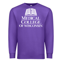 Purple medical college of wisconsin Premium Sweatshirt - linhVisuals