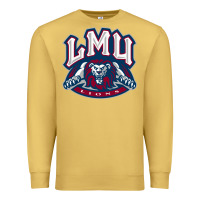 Antique Gold lmu education Premium Sweatshirt - linhVisuals