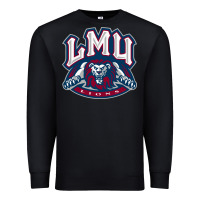 Black lmu education Premium Sweatshirt - linhVisuals