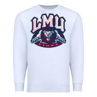 White lmu education Premium Sweatshirt - linhVisuals