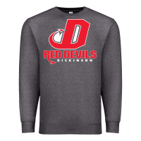 Charcoal Heather red de dickinson college vectorized Premium Sweatshirt - linhVisuals