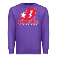 Purple red de dickinson college vectorized Premium Sweatshirt - linhVisuals