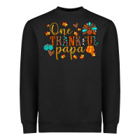 Black one thankful papa Heavyweight Sweatshirt - JahusDesignShop
