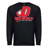 Black red de dickinson college vectorized Premium Sweatshirt - linhVisuals