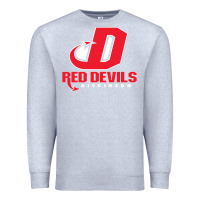 Red De Dickinson College Vectorized Premium Sweatshirt | Teevron