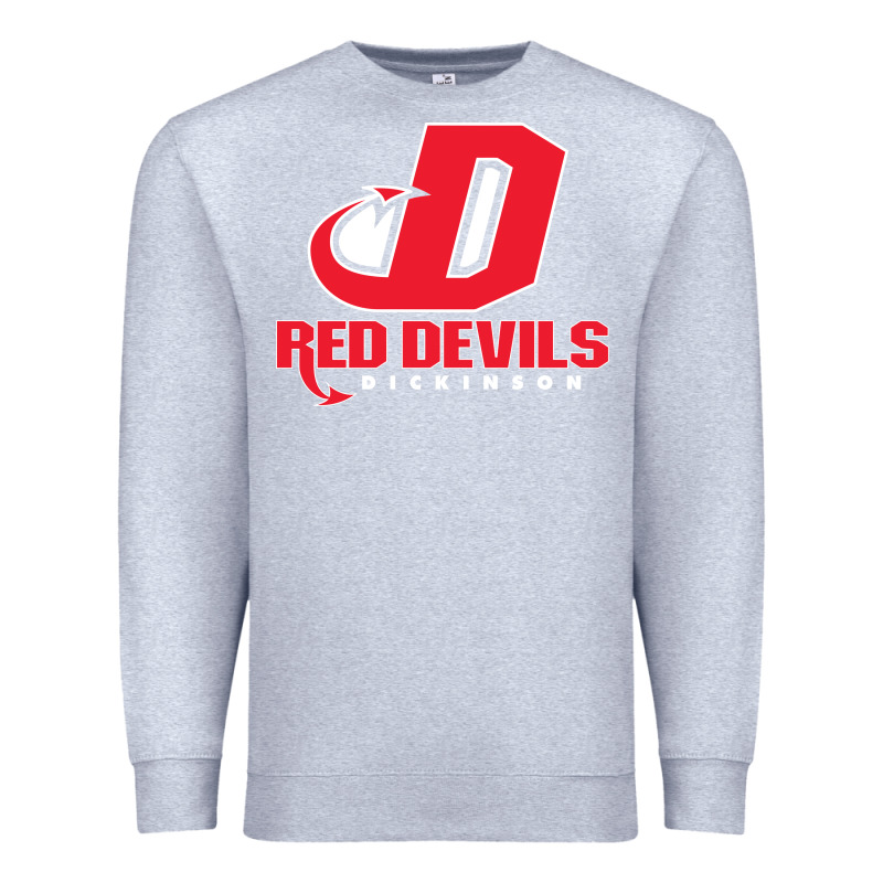 Red De Dickinson College Vectorized Premium Sweatshirt by linhVisuals | Teevron