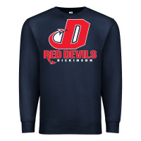 Navy red de dickinson college vectorized Premium Sweatshirt - linhVisuals