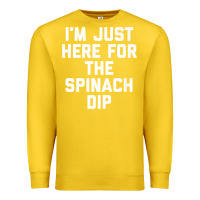Lemon foodie appetizer i'm just here for the spinach dip premium t shirt Premium Sweatshirt - linhVisuals
