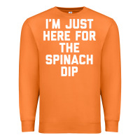 Carrot foodie appetizer i'm just here for the spinach dip premium t shirt Premium Sweatshirt - linhVisuals