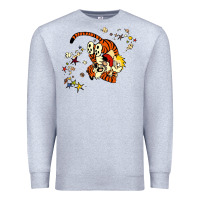 Heather Grey calvin Premium Sweatshirt - linhVisuals